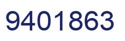 Number 9401863 blue image