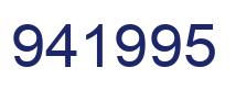 Number 941995 blue image