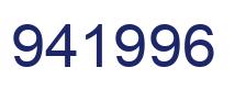 Number 941996 blue image