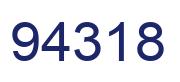 Number 94318 blue image