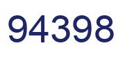 Number 94398 blue image