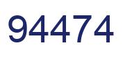 Number 94474 blue image