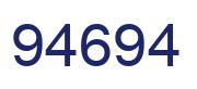 Number 94694 blue image