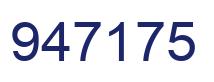 Number 947175 blue image
