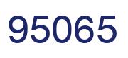 Number 95065 blue image