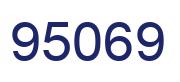 Number 95069 blue image