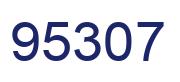 Number 95307 blue image