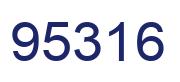 Número 95316 imagen azul