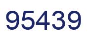Number 95439 blue image