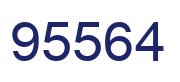 Number 95564 blue image