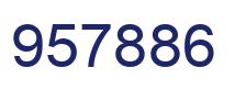 Number 957886 blue image