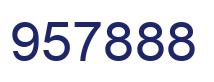 Number 957888 blue image