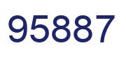 Number 95887 blue image