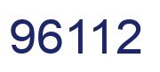 Número 96112 imagen azul