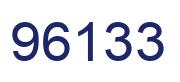 Número 96133 imagen azul