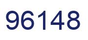 Number 96148 blue image