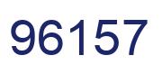 Número 96157 imagen azul