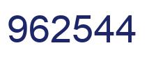 Número 962544 imagen azul