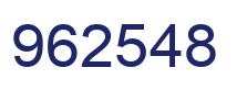 Número 962548 imagen azul