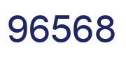Number 96568 blue image