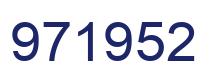 Number 971952 blue image