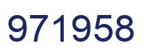 Number 971958 blue image