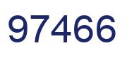 Number 97466 blue image