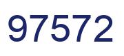 Number 97572 blue image