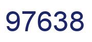 Number 97638 blue image