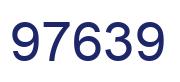 Number 97639 blue image