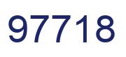 Number 97718 blue image