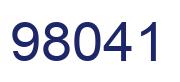 Number 98041 blue image