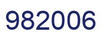 Number 982006 blue image