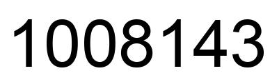 Número 1008143 imagen negro