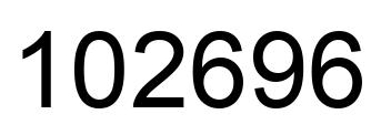 Número 102696 imagen negro