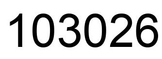 Número 103026 imagen negro