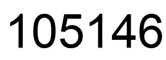 Número 105146 imagen negro