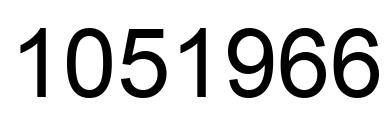 Número 1051966 imagen negro