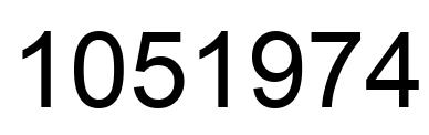 Número 1051974 imagen negro