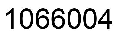 Número 1066004 imagen negro