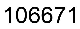Número 106671 imagen negro