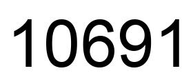 Number 10691 black image