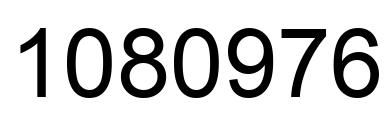 Número 1080976 imagen negro