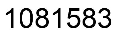 Número 1081583 imagen negro