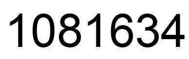 Número 1081634 imagen negro