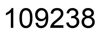 Número 109238 imagen negro