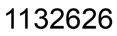 Número 1132626 imagen negro