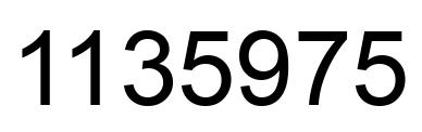 Número 1135975 imagen negro