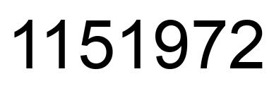 Número 1151972 imagen negro