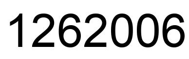 Número 1262006 imagen negro